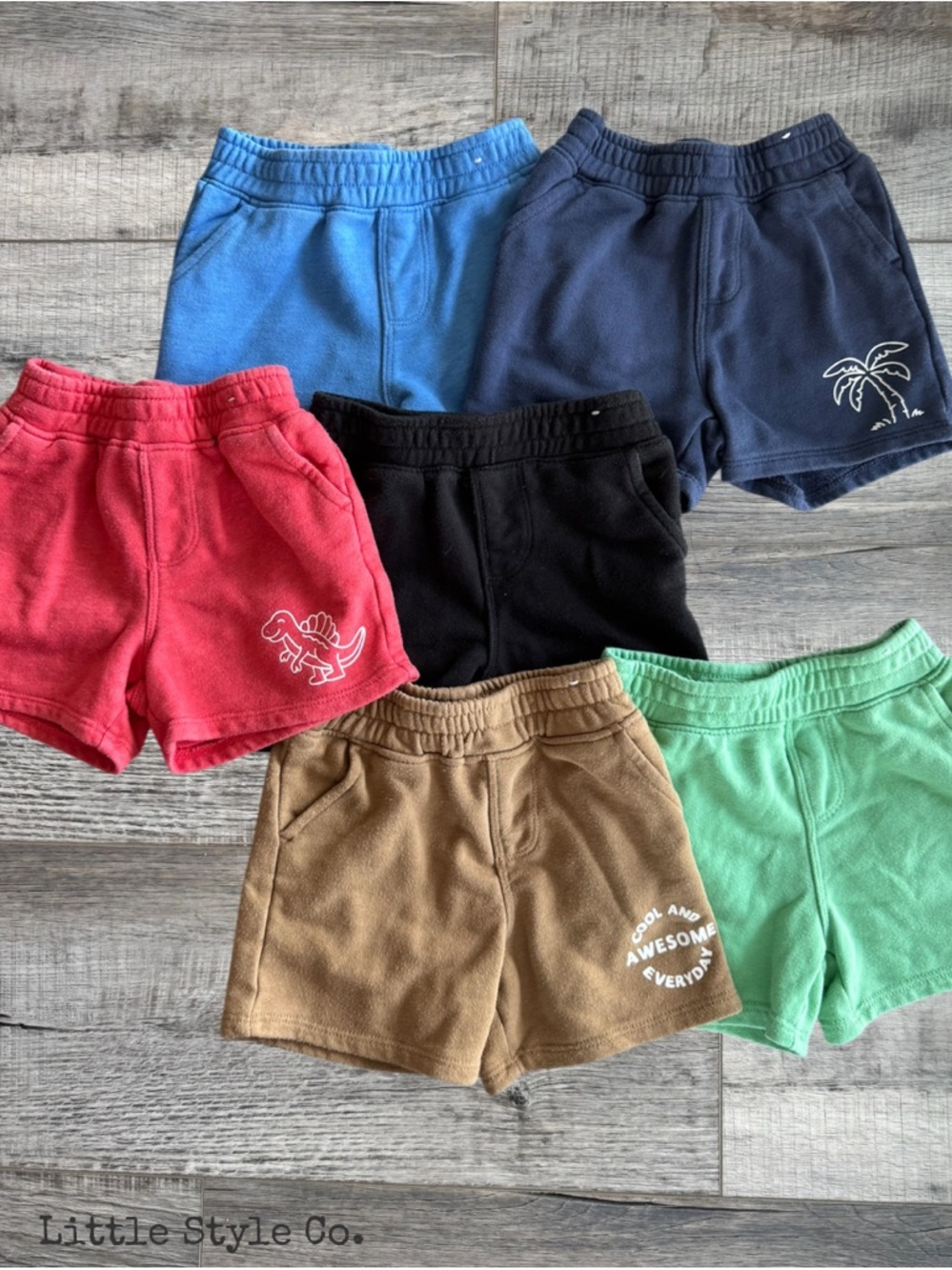 Garanimals Toddler Boy Shorts Bundle 24M | 6 Pack Summer Play Casual Daycare